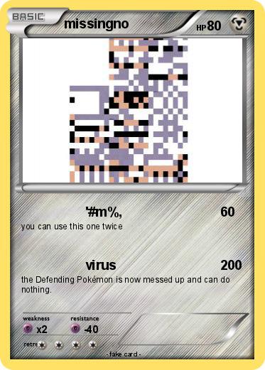 Pokemon missingno