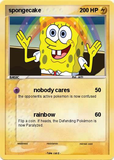 Pokemon spongecake