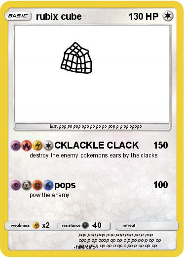 Pokemon rubix cube