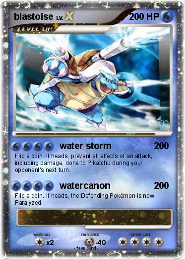 Pokemon blastoise