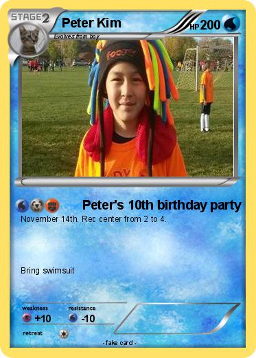 Pokemon Peter Kim