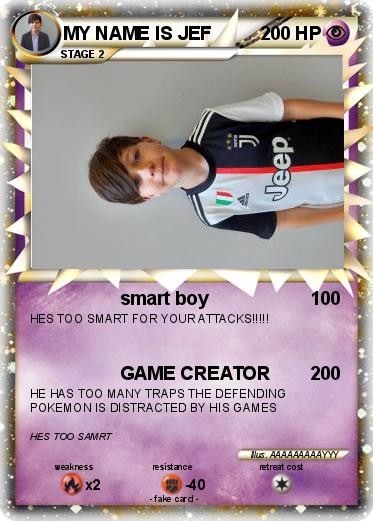 Pokemon MY NAME IS JEF