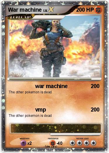 Pokemon War machine