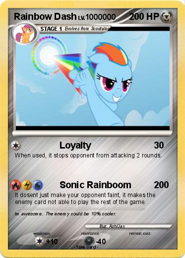 Pokemon Rainbow Dash