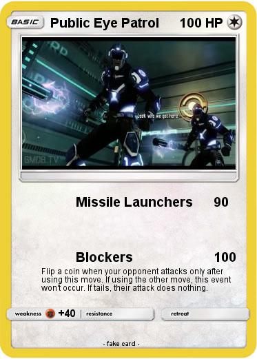 Pokemon Public Eye Patrol