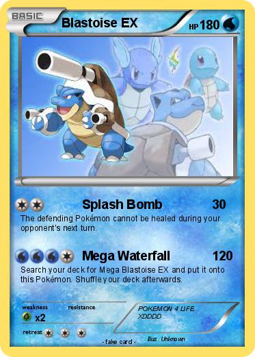 Pokemon Blastoise EX