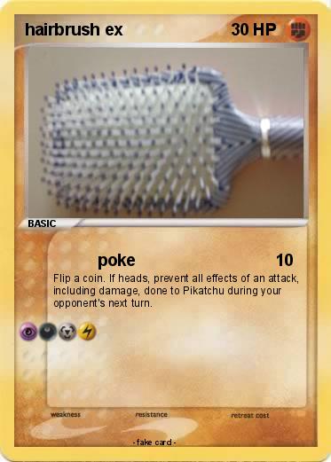 Pokemon hairbrush ex