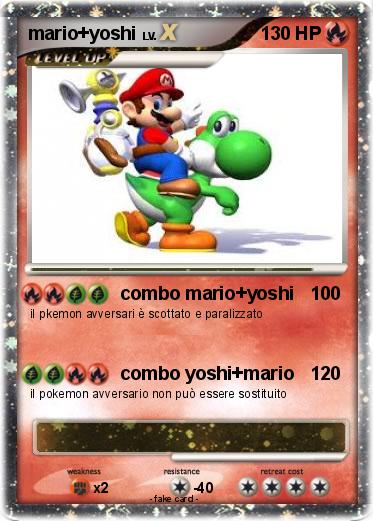 Pokemon mario+yoshi