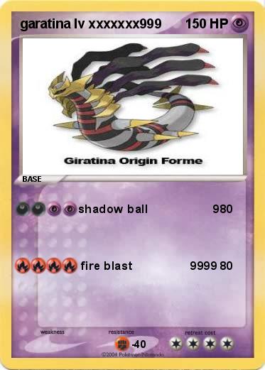 Pokemon garatina lv xxxxxxx999