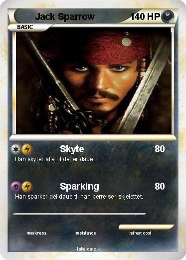 Pokemon Jack Sparrow