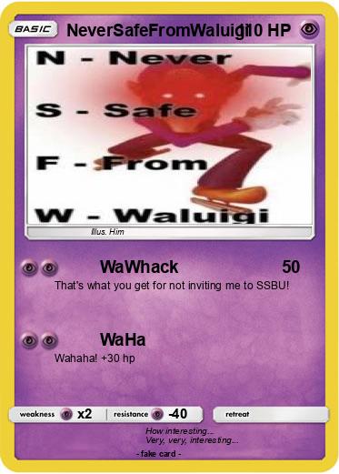 Pokemon NeverSafeFromWaluigi