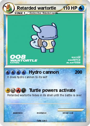 Pokemon Retarded wartortle