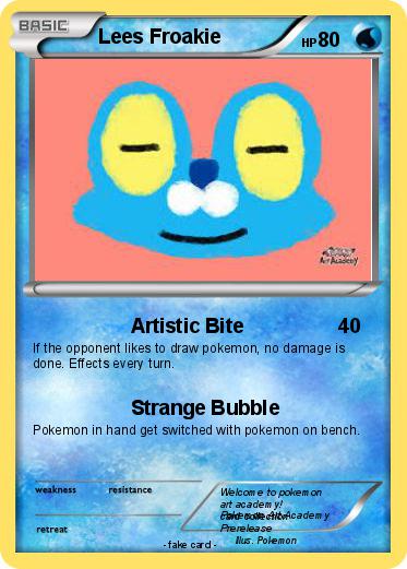 Pokemon Lees Froakie