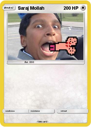 Pokemon Saraj Mollah