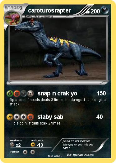 Pokemon caroturosrapter