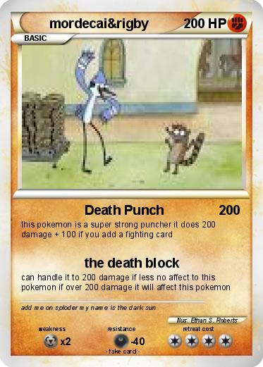 Pokemon mordecai&rigby