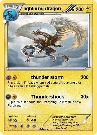 Pokemon lightning dragon