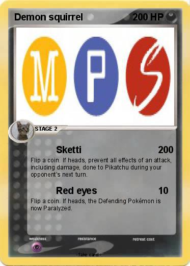 Pokemon Demon squirrel