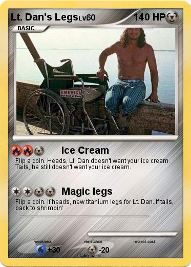 Pokemon Lt. Dan's Legs
