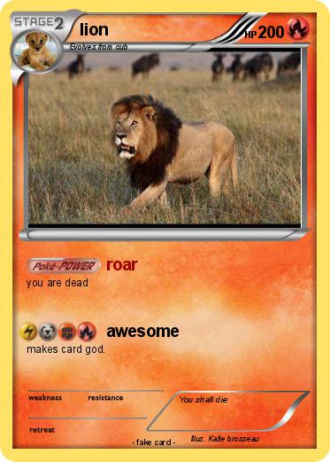 Pokemon lion