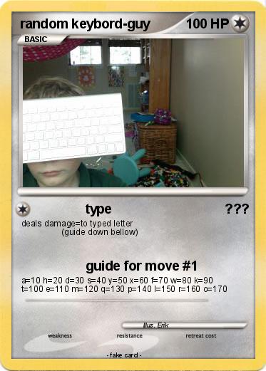 Pokemon random keybord-guy