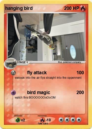 Pokemon hanging bird