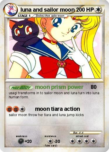 Pokemon luna and sailor moon