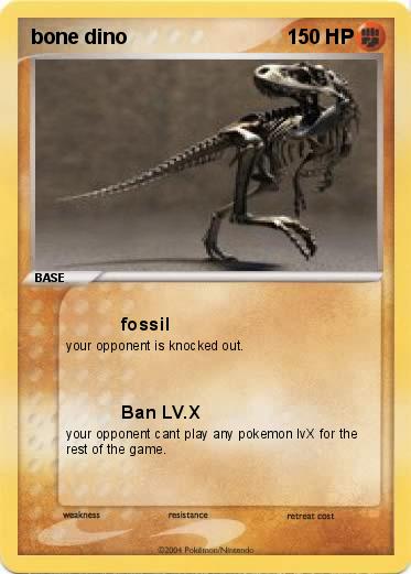 Pokemon bone dino
