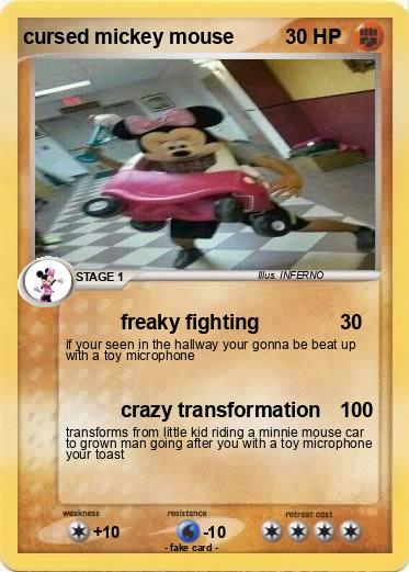 Pokemon cursed mickey mouse