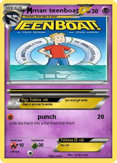 Pokemon man teenboat