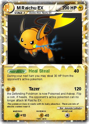 Pokemon M Raichu EX