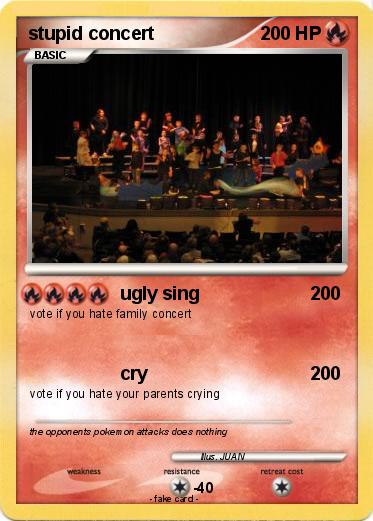 Pokemon stupid concert