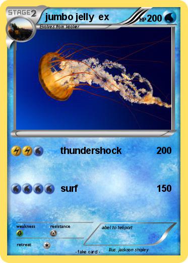 Pokemon jumbo jelly  ex