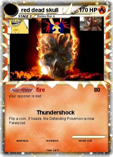 Pokemon red dead skull