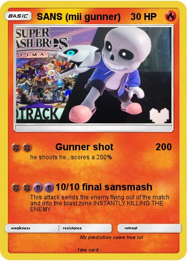 Pokemon SANS (mii gunner)