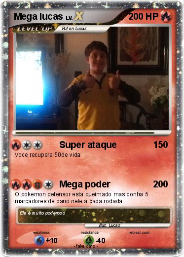 Pokemon Mega lucas