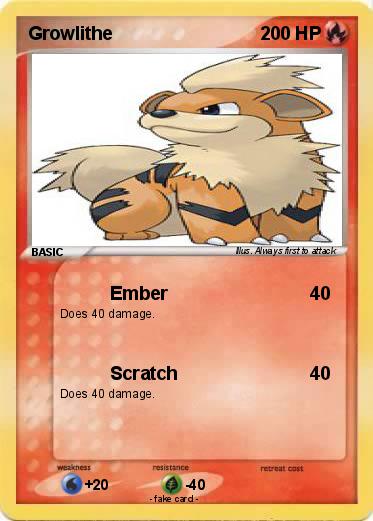 Pokemon Growlithe