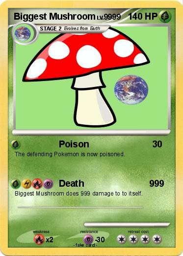Pokemon Biggest Mushroom