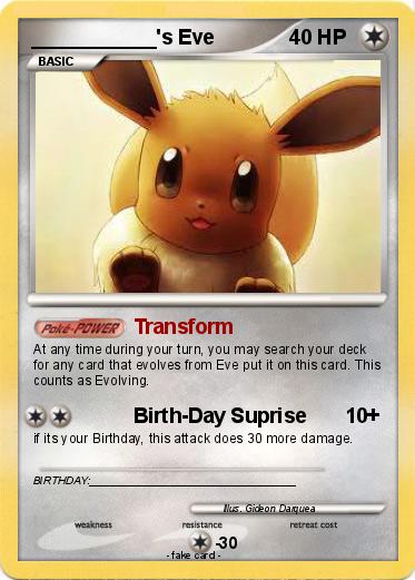 Pokemon ___________'s Eve