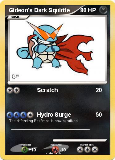 Pokemon Gideon's Dark Squirtle