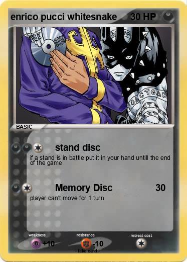 Pokemon enrico pucci whitesnake