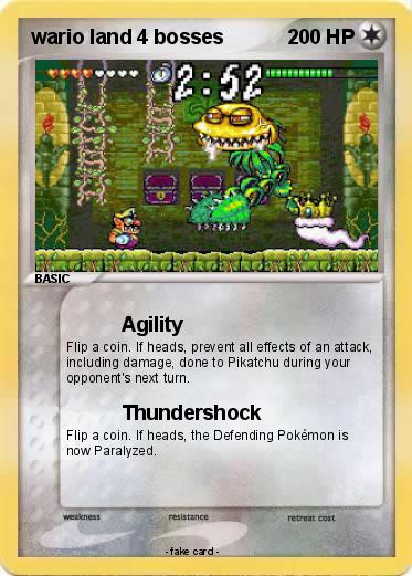 Pokemon wario land 4 bosses
