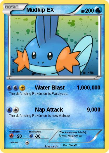 Pokemon Mudkip EX