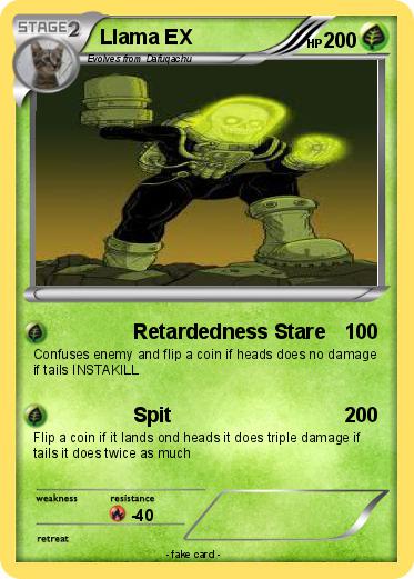 Pokemon Llama EX