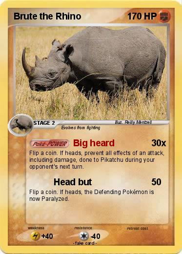 Pokemon Brute the Rhino