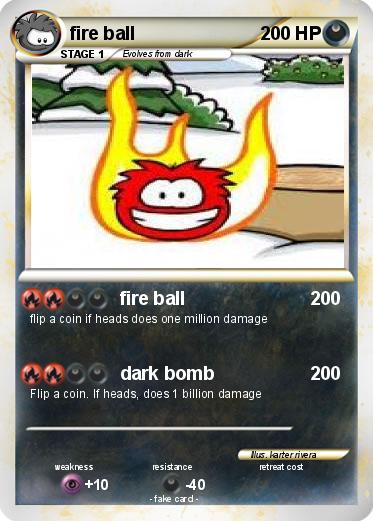 Pokemon fire ball