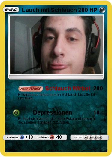 Pokemon Lauch mit Schlauch