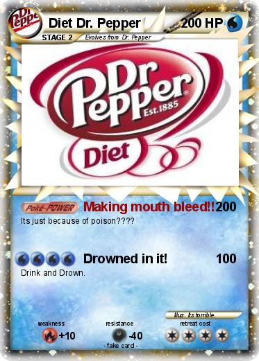 Pokemon Diet Dr. Pepper