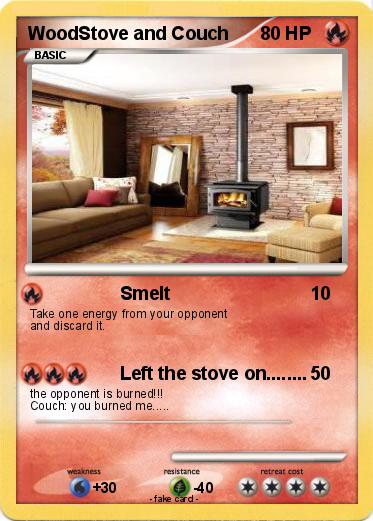 Pokemon WoodStove and Couch