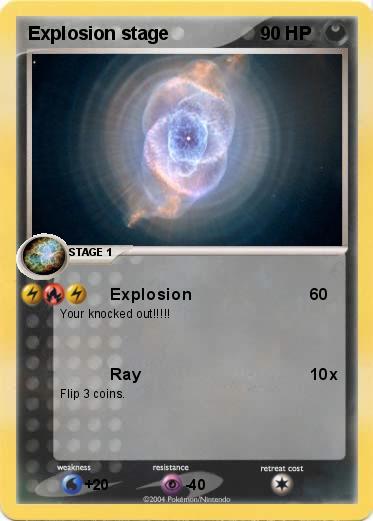 Pokemon Explosion stage